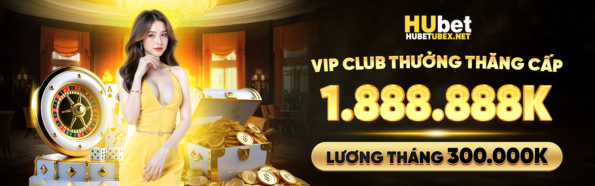 Vip club thưởng thăng cấp 1.888.888K lương tháng 300.000K